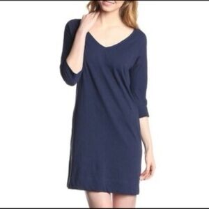 Lilly Pulitzer Navy V-Neck Shift Dress